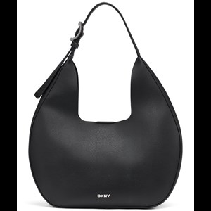 DKNY Axelväska Camila MD Hobo Svart/Silver