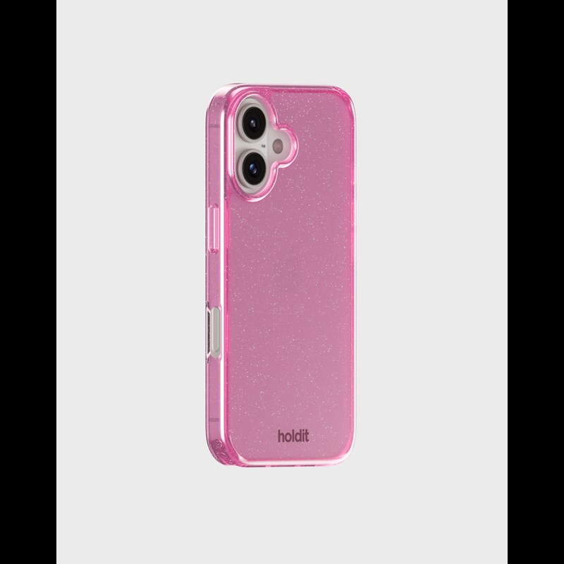 Holdit Mobilfodral Glitter Rosa Iphone 16 3