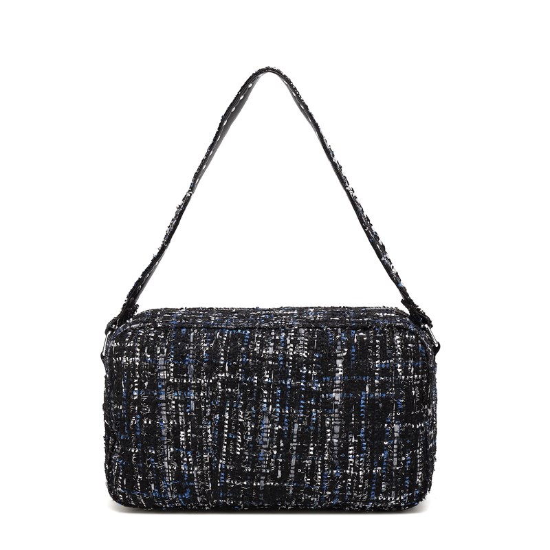 Noella Crossbody Celia Tweed Blå 3