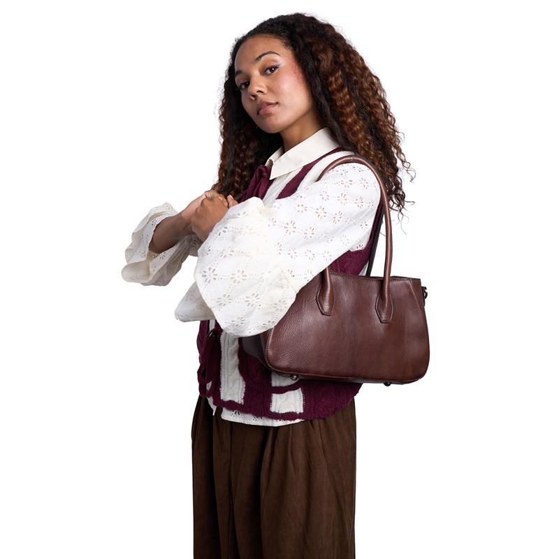 RE:DESIGNED Skuldertaske Silje Small M. Brun 2