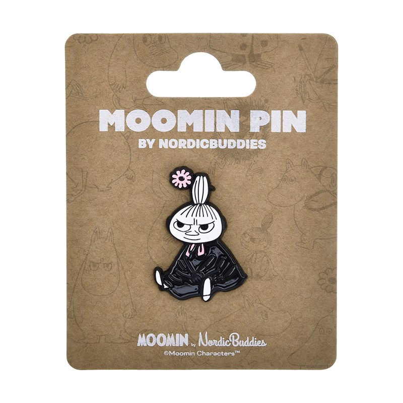 Nordic Buddies Brosch Pin Lilla My Svartvitt 1