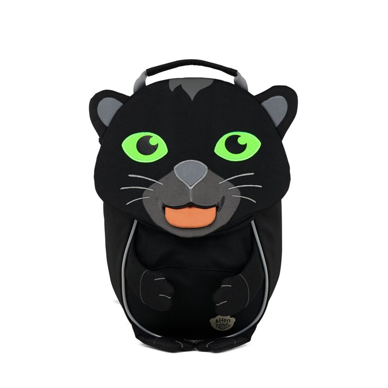 Affenzahn Barnryggsäck Small Friend Svart- Neon 1