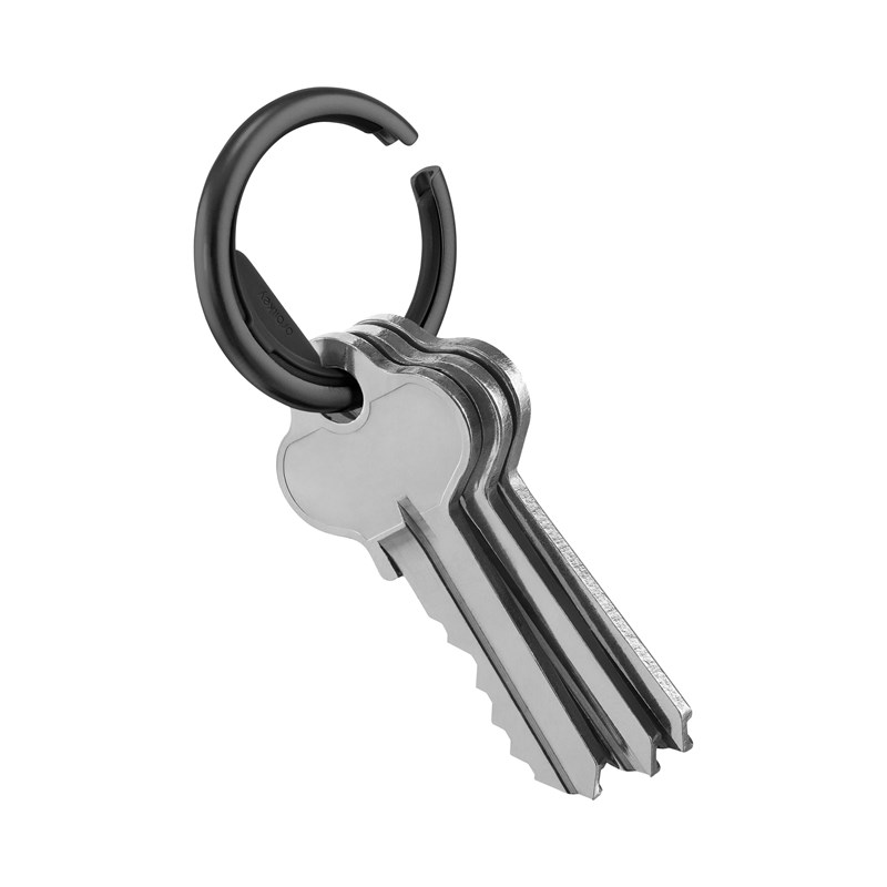 Orbitkey Nøglering Sort/Sort 3