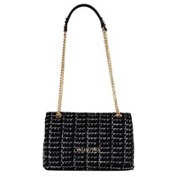 Valentino Bags Axelväska Tweed Svartvitt 1