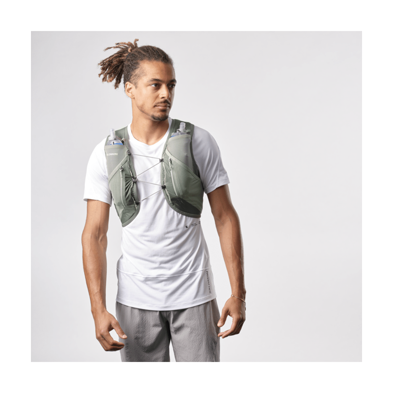 Salomon Löparväst Active Skin 12 L. Grön Str M 2