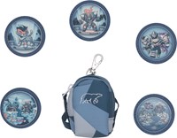 Beckmann Mini-rygsæk m/ buttons Tiger Grå/blå 1