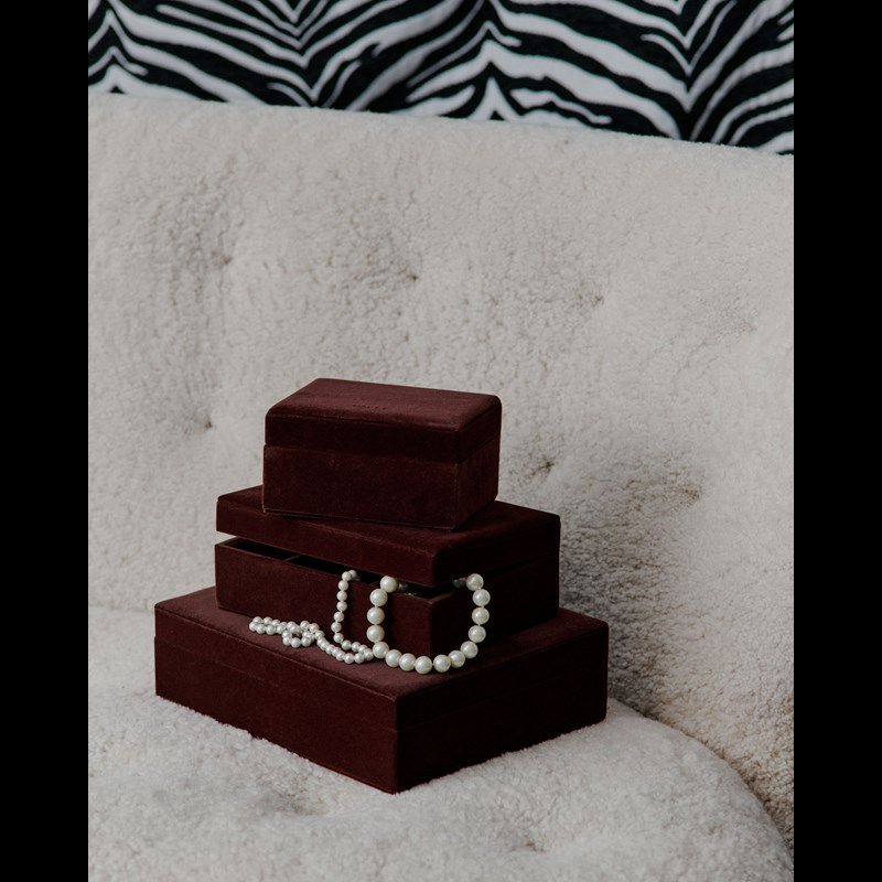 DAY ET Smyckeskrin Day Velvet Bordeaux 2