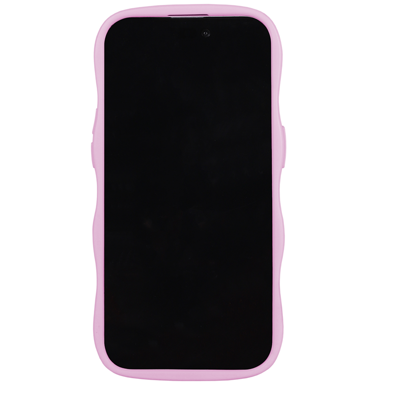 Holdit Mobilcover Wavy Transparent Lilla iPhone 14 Pro Max 4
