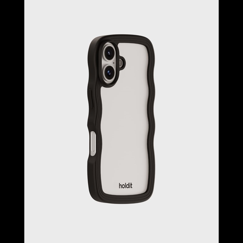 Holdit Mobilfodral Wavy Svart Iphone 16 3