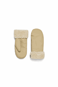 RAINS Handske Puffer Fleece Mittens  Sand Str S/M 1