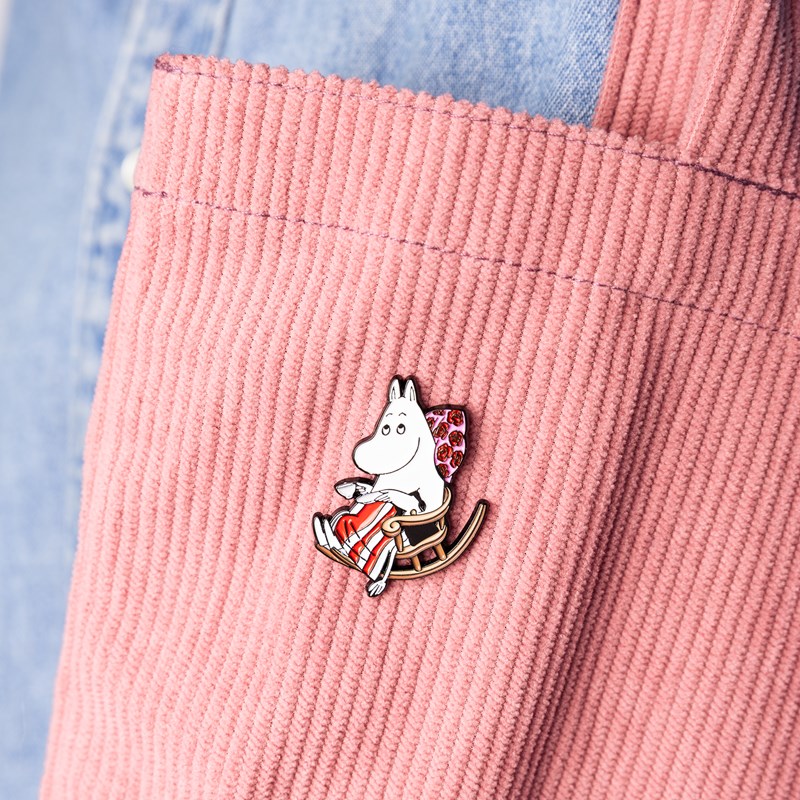 Nordic Buddies Brosch Pin Muminmamman Röd/Vit 2
