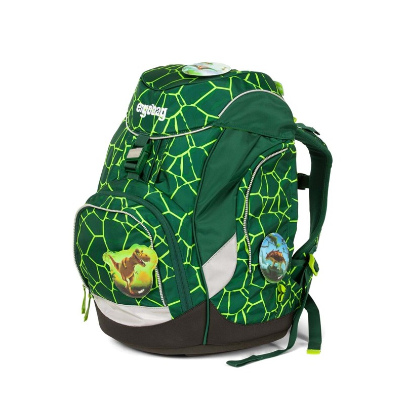 Ergobag Skoletaskesæt Pack Grøn/sort 7