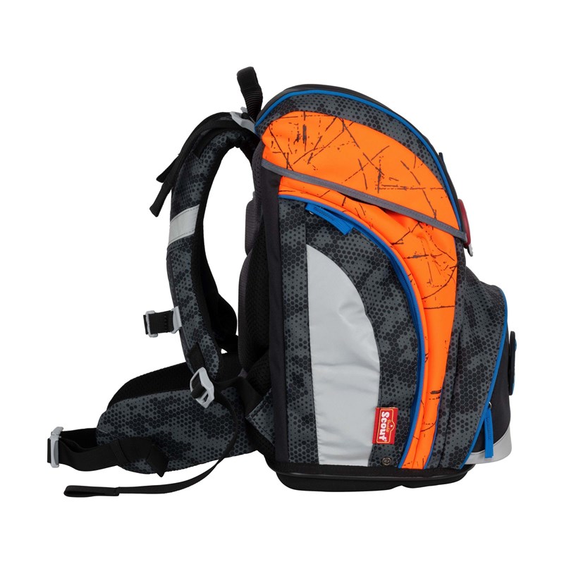 Scout Skoletaskesæt Alpha Stj.Kriger Sort/Orange 3