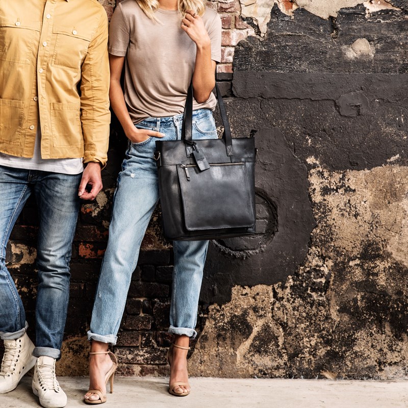 Burkely Shopper Vintage Jade Laptop Svart 14" 7