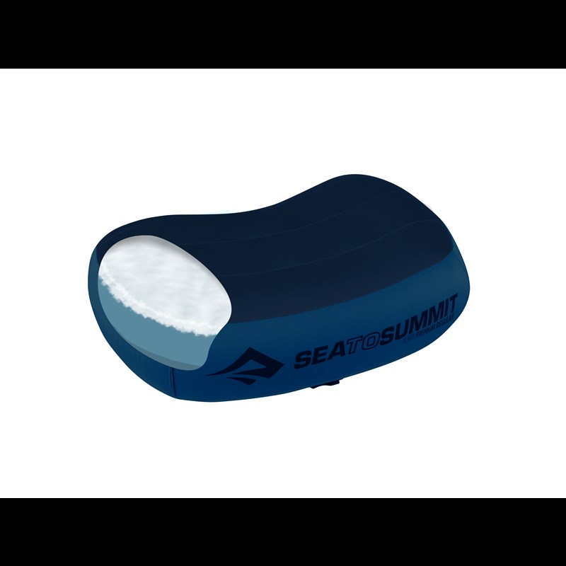 Sea to Summit Hovedpude oppustelig Blå 8