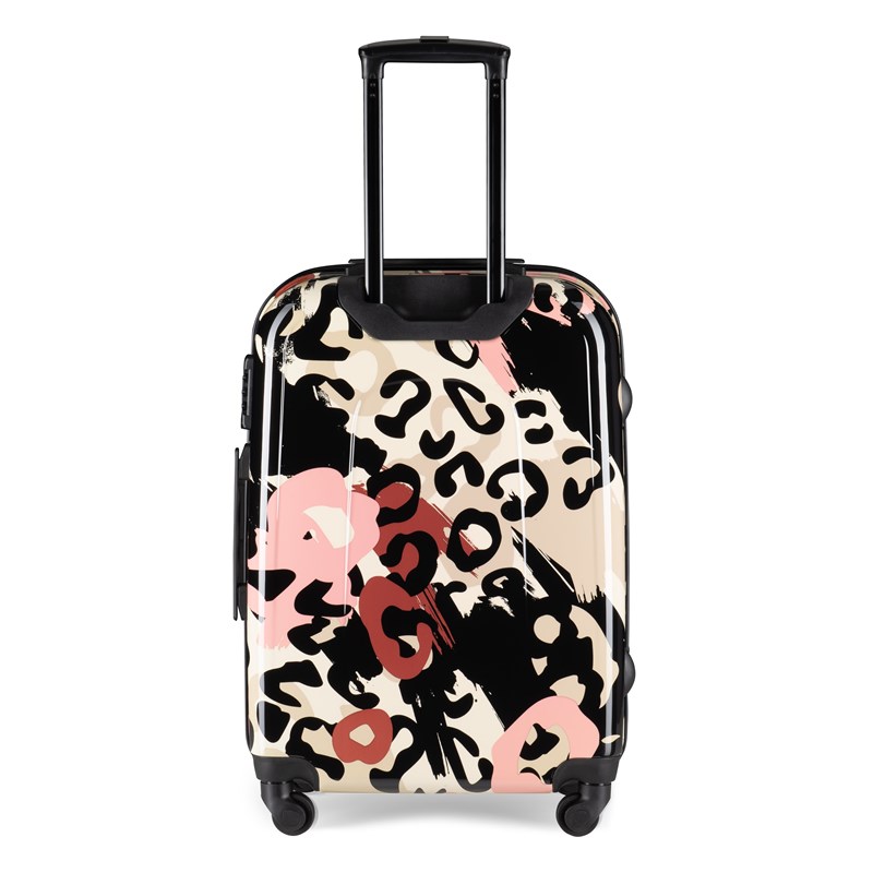 Aries Travel Kuffert Barcelona Pink mønstret 65 Cm 4
