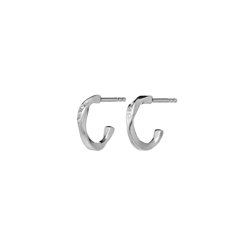 Maanesten Örhängen Echo Petite Silver 1