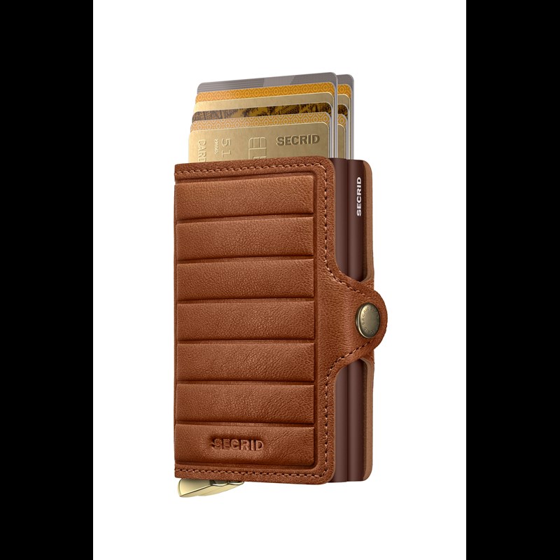 Secrid Twinwallet Emboss Lines Konjak 1