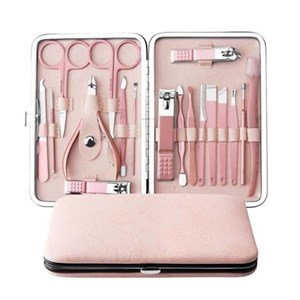 UNIQ Manikyrset 18-i-1 Rosa