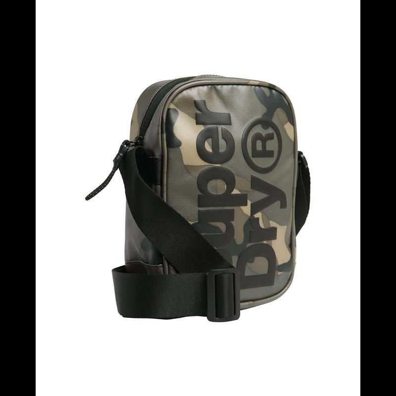 Superdry Skuldertaske Side Bag Grøn Camou 2
