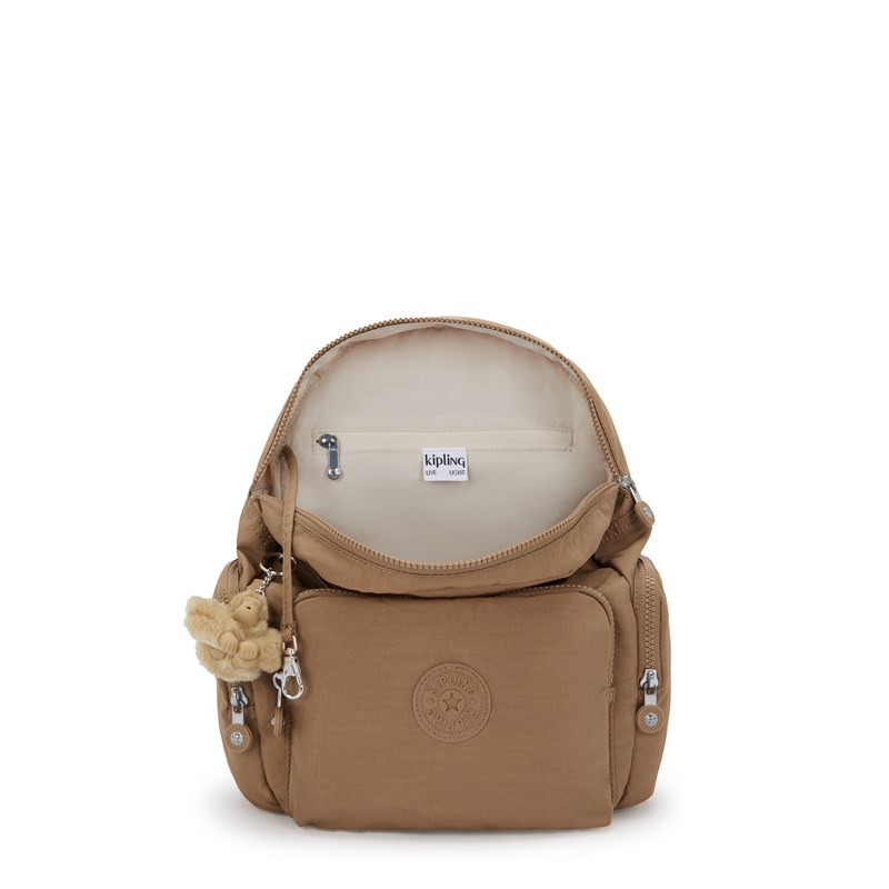 Kipling Ryggsäck City Zip S Kamel 3