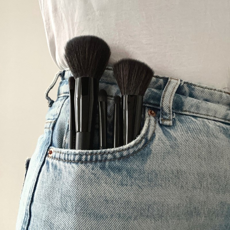 Conmé Makeup Ögonborste Set Svart 6