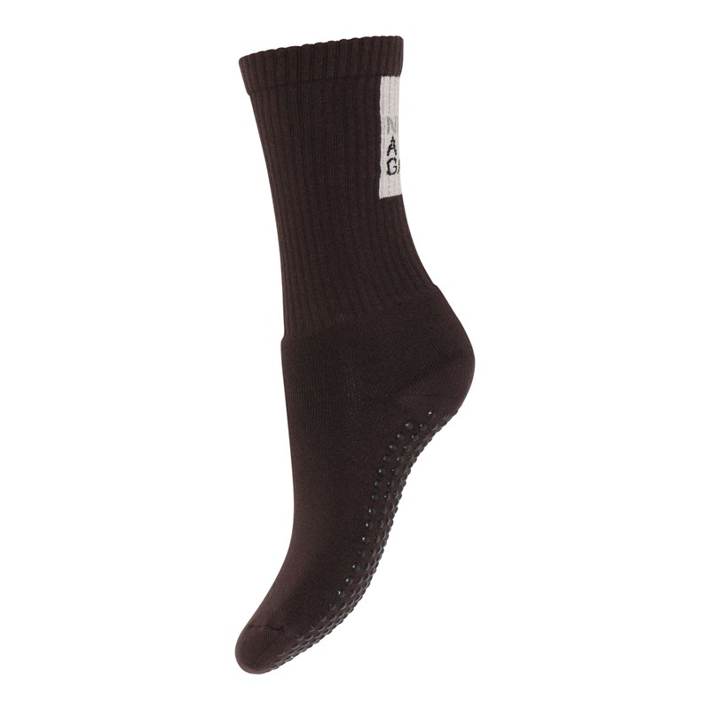 Again Yoga / Reformer Strømper M. Brun Str. 37-39 1