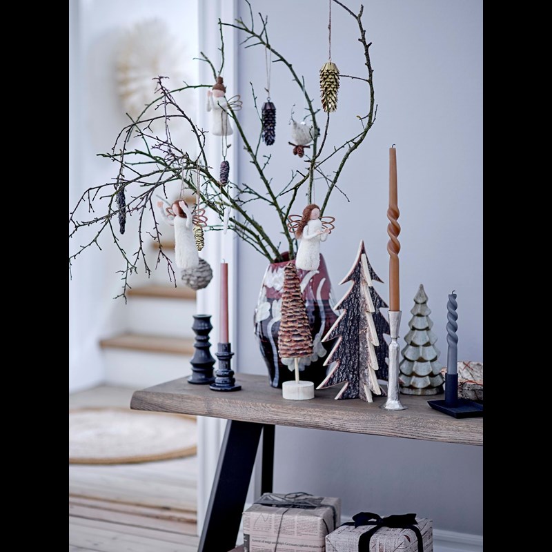 Bloomingville Julepynt Fugl Hvid 2