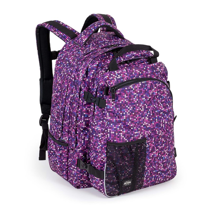 JEVA Ryggsäck Supreme Mosaik Lila ruta 6