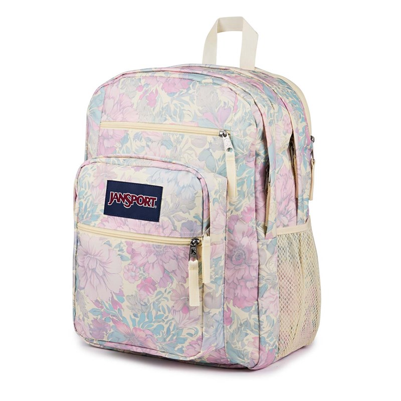 JanSport Ryggsäck Big Student Blå med blomma 15" 3