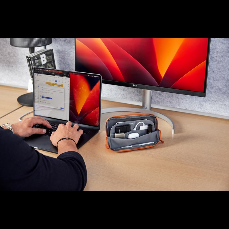 Orbitkey Resefodral Bränt röd 2