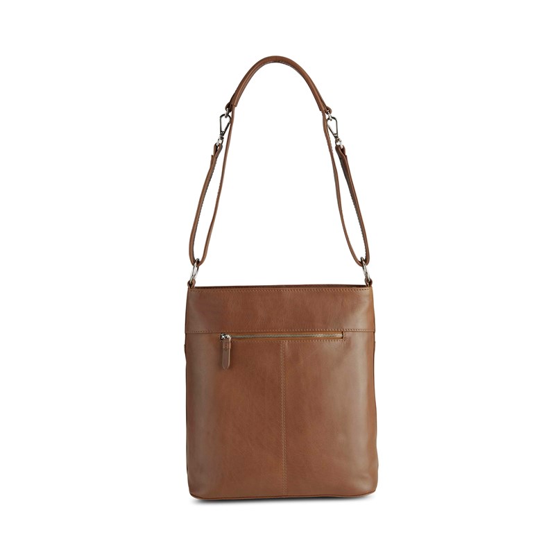 Aura Skuldertaske Toulouse Hobo  Cognac/brun 7