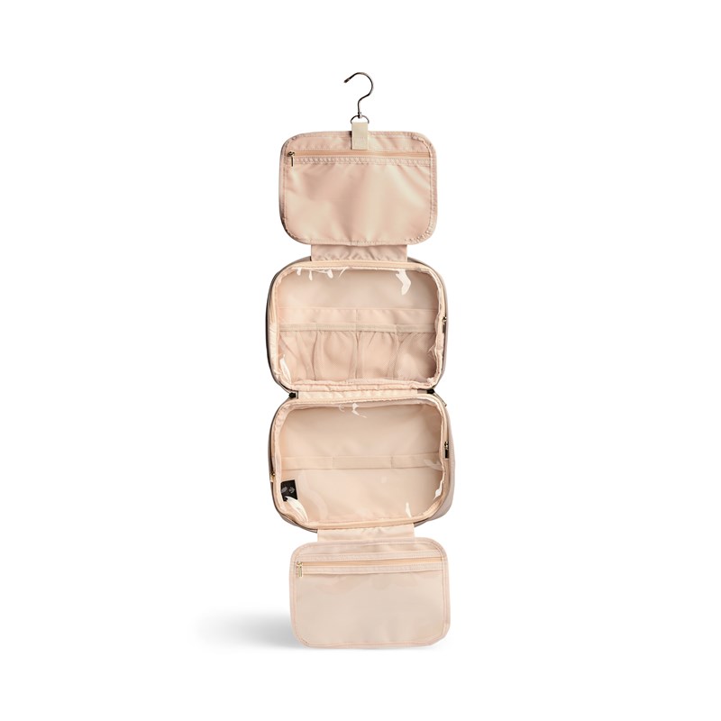 Aura Toilettaske Ibiza med ophæng Beige 7