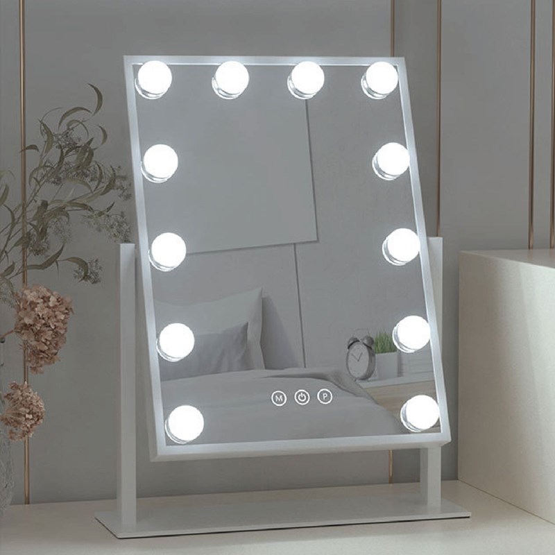 UNIQ Makeup spegel New York 12 led Vit 2