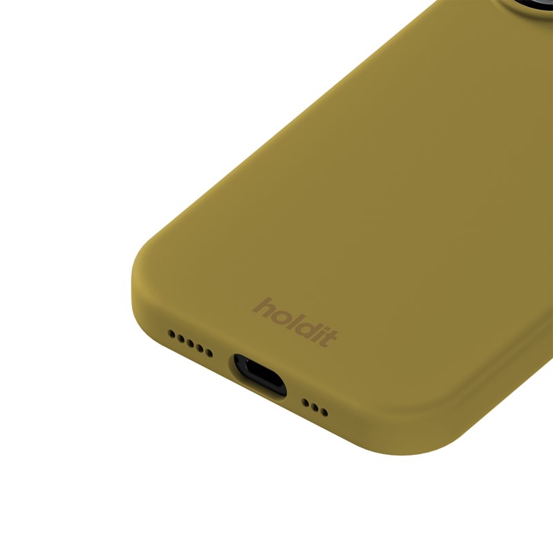 Holdit Mobilcover Warm Olive Oliven Grøn iPhone 17 4