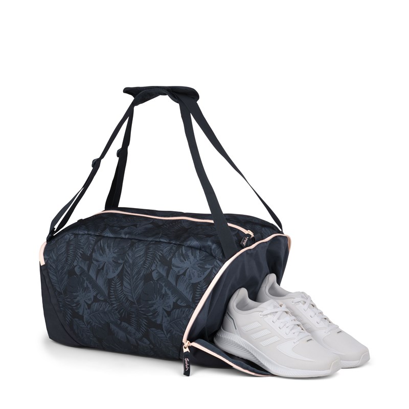 Satch Sportstaske Midnight Jungle Sort/pink 2
