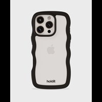 Holdit Mobilfodral Wavy Svart Iphone 16 Pro 1
