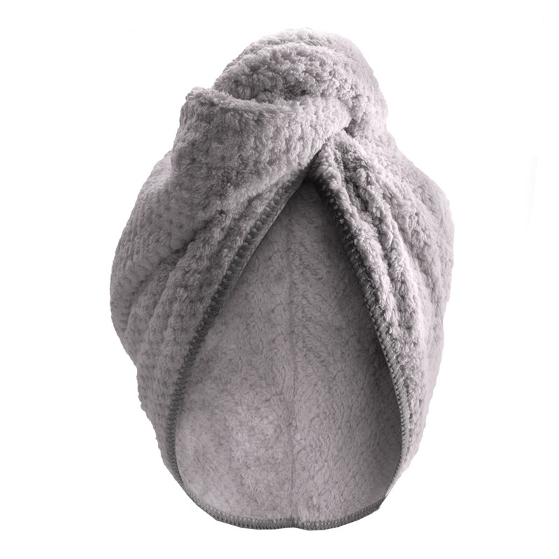 Parsa Hårturban Microfiber Grå 1