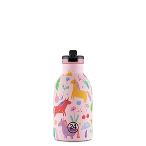 24Bottles Drikkeflaske Clima Bottle Pink mønstret