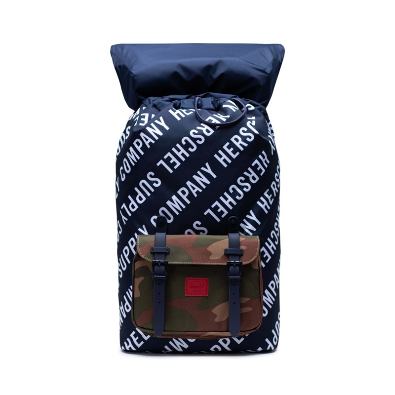 Herschel Rygsæk Little America Blå/mønster 2
