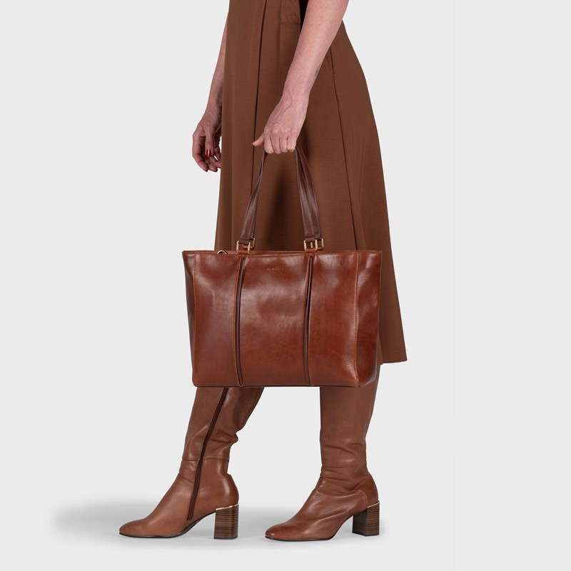 Burkely Datorväska Fine Florence Konjak/brun 13" 2