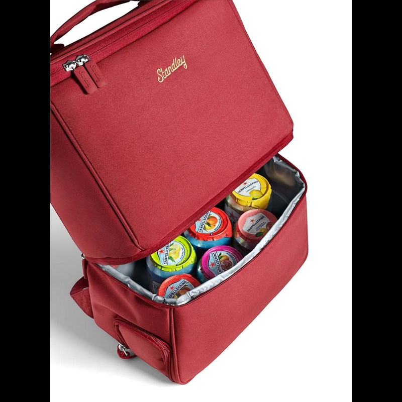 Standley Rygsæk Splitbag m/køletaske Rød 14" 3