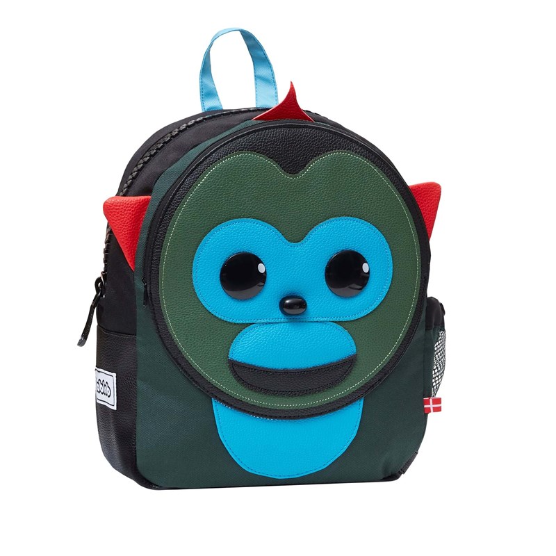 LobLob Børnerygsæk Abe Grøn 1