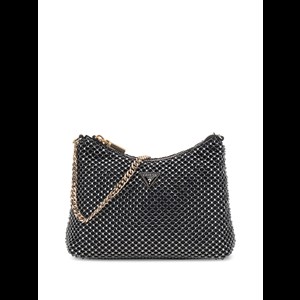 Guess Skuldertaske Zalina Sort/sølv