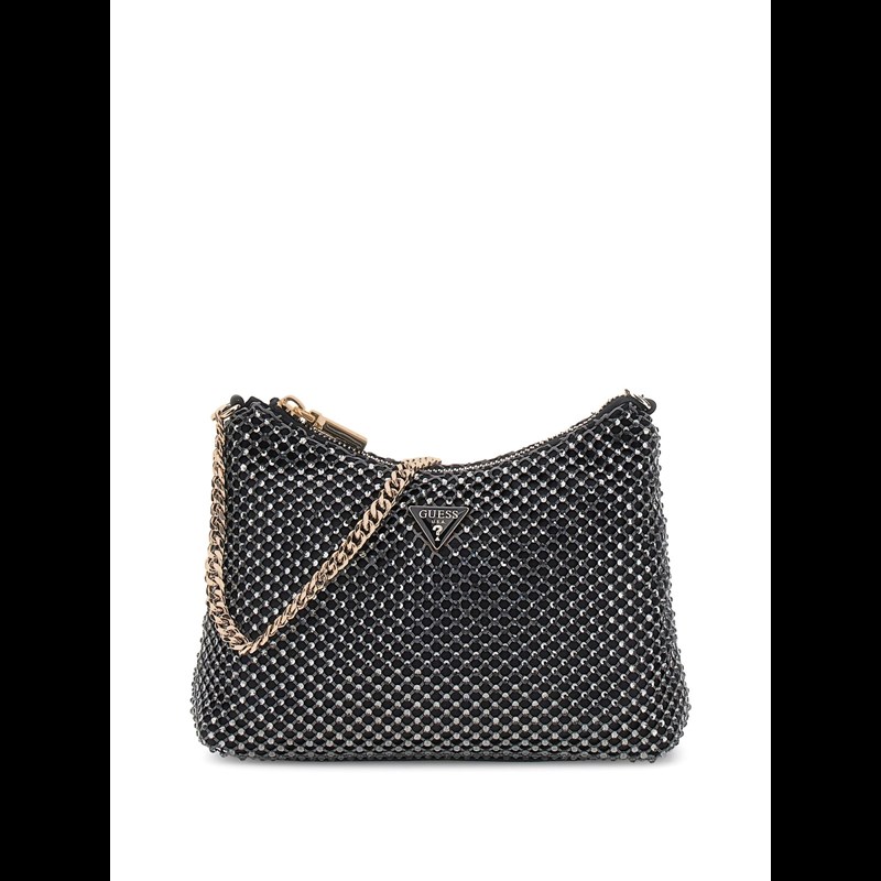 Guess Skuldertaske Zalina Sort/sølv 1