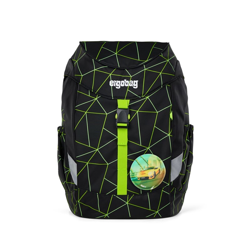 Ergobag Barnryggsäck Mini CyBear Svart- Neon 1