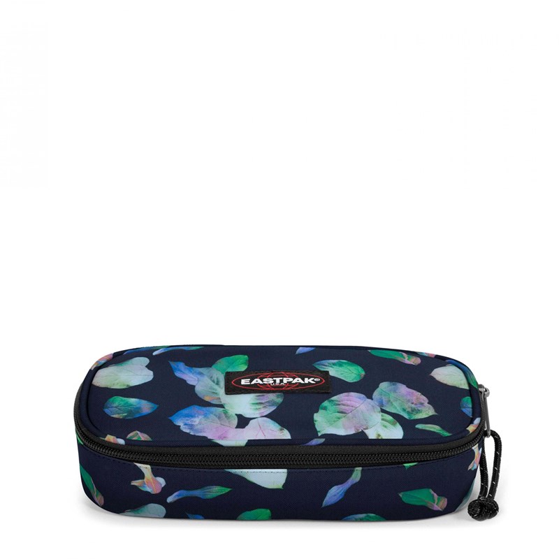 Eastpak Penalhus Oval Blå m/blomst 1