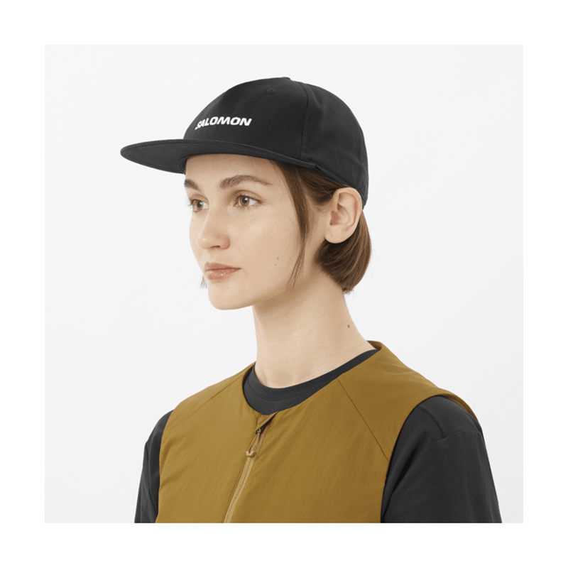 Salomon Kasket Logo Flat Sort Str L/XL 4