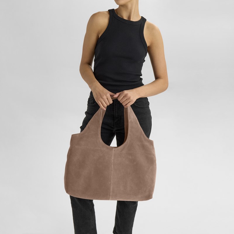 MARKBERG Shopper Laurinembg Suede Mocca Brun 14" 2