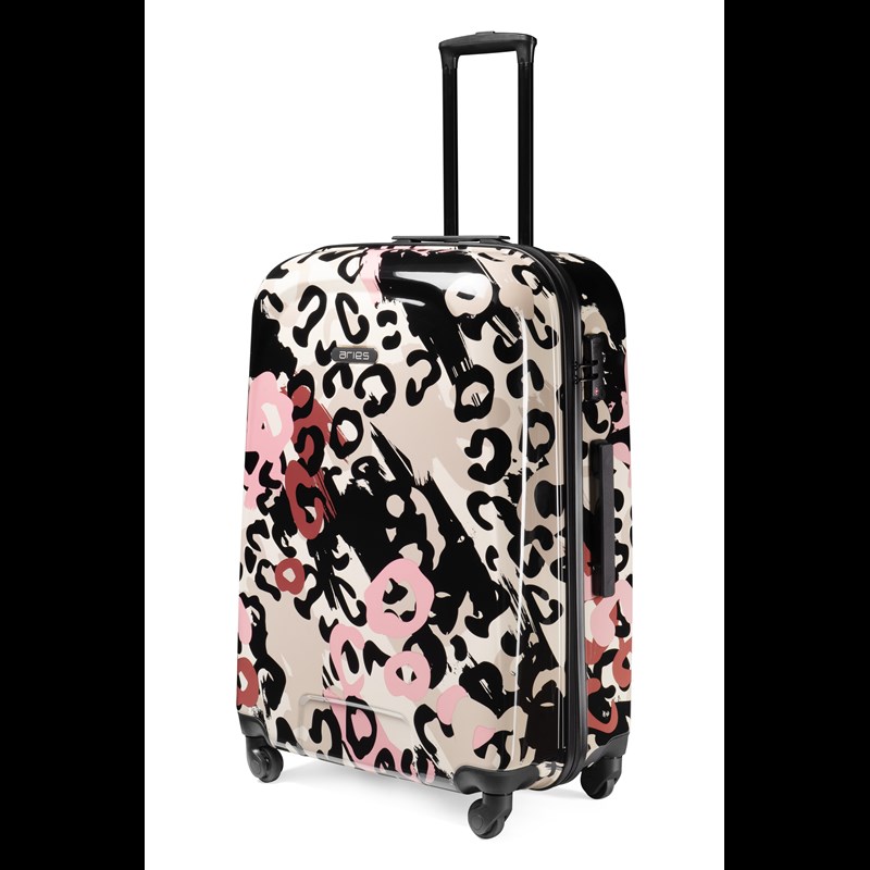 Aries Travel Kuffert Barcelona Pink mønstret 75 Cm 1